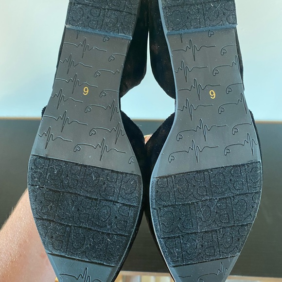 Black velvet flats size 6 - Picture 5 of 6